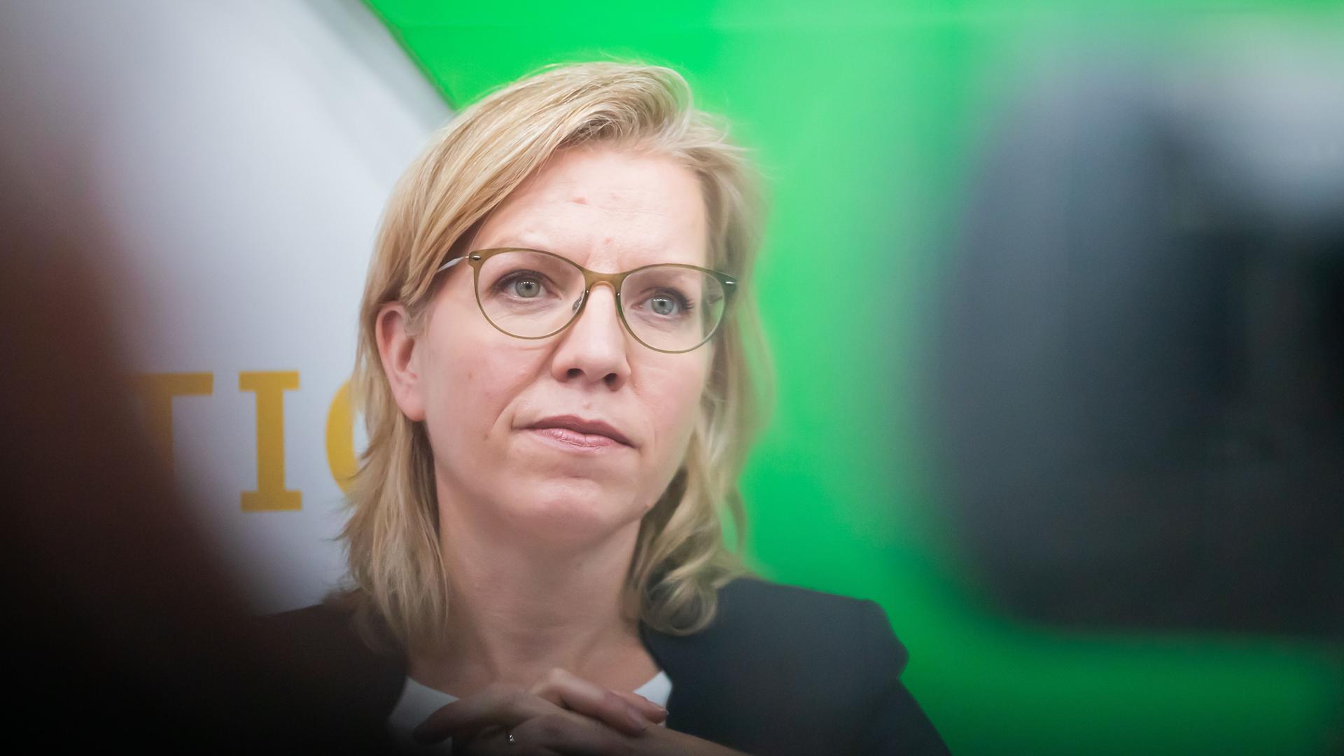 Leonore Gewessler auf der UN-Klimakonferenz COP26 in Glasgow.