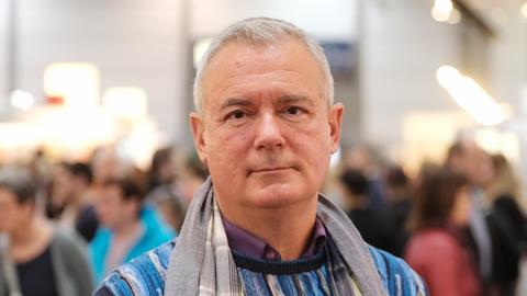 Portrait von Ilija Trojanow auf der Leipziger Buchmesse