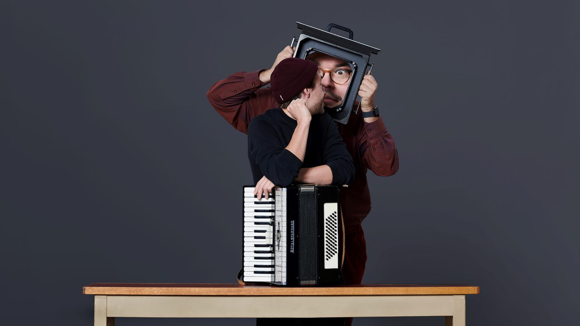 Axel Ranisch und Gastmoderator Tobias Krell Axel Ranisch und Gastmoderator Tobias Krell