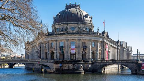 Das Bode-Museum an der Spitze der Museumsinsel in Berlin.