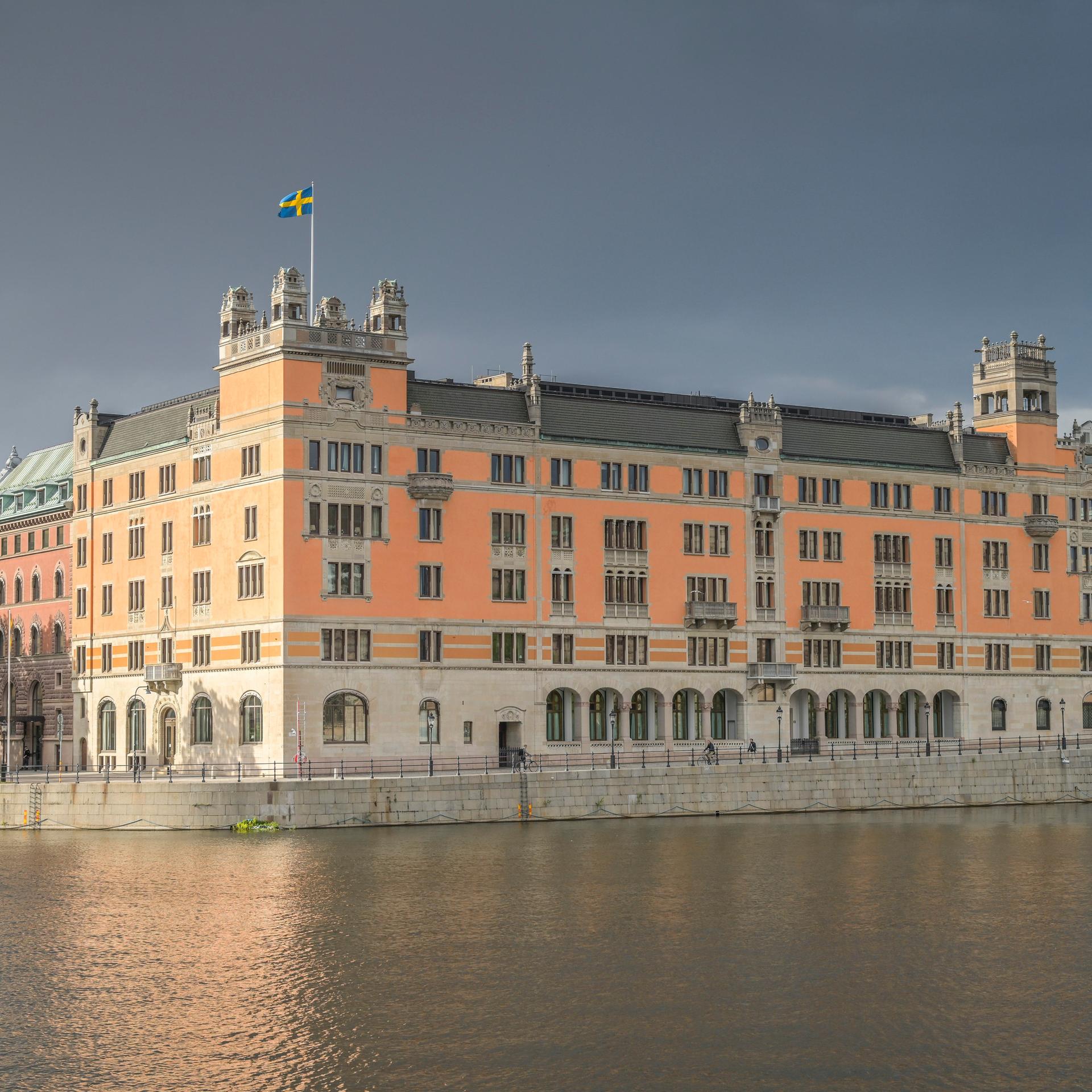 Regierungssitz Rosenbad, Amtssitz Premierminister, Staatskanzlei, Justizministerium, Stockholm, Schweden