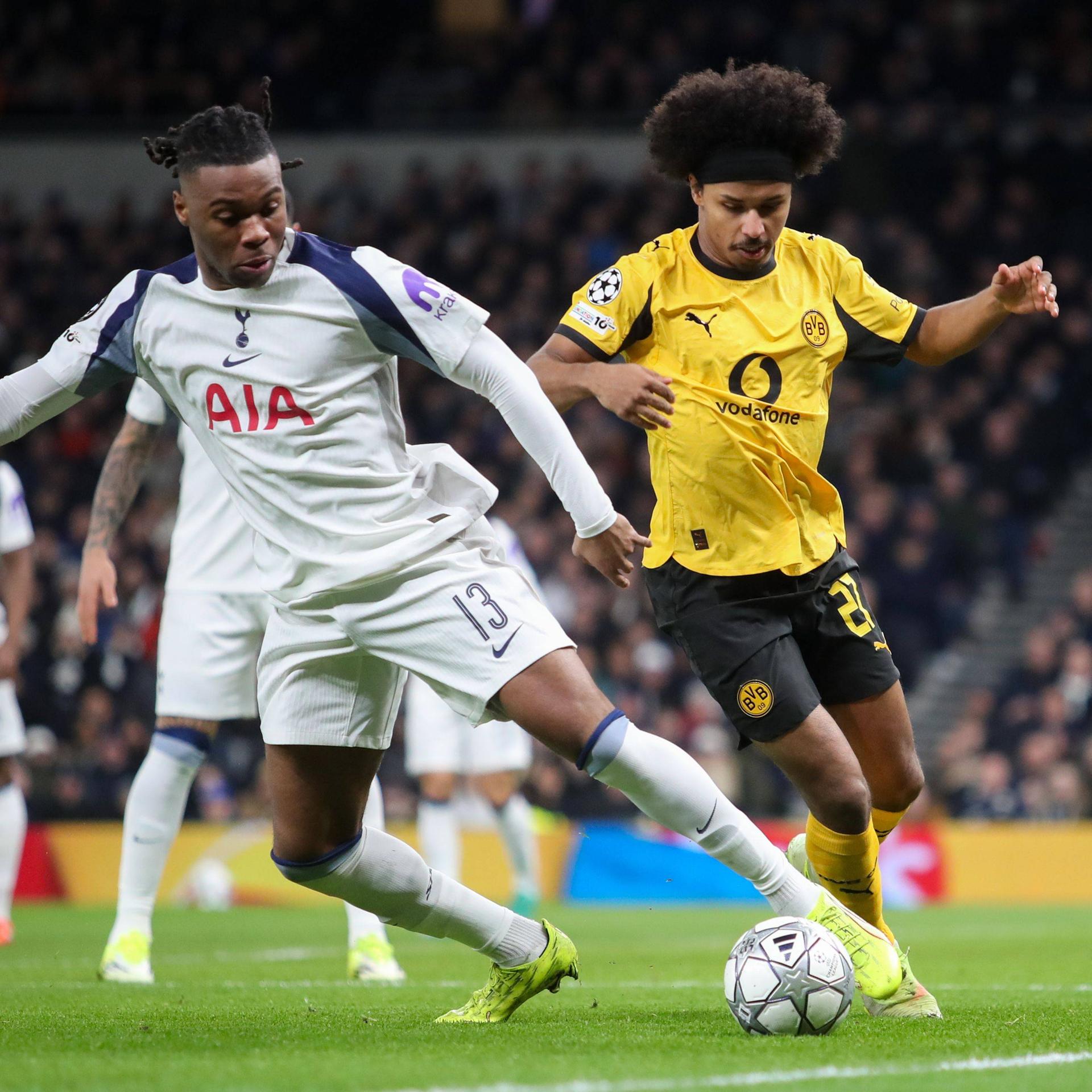Champions League - 60 Minuten in Unterzahl: Dortmund ohne Chance bei Tottenham