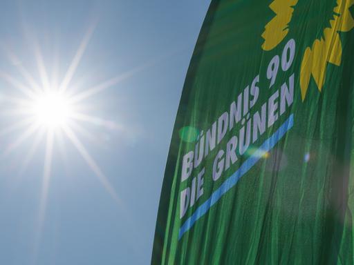 Grünes Parteilogo.