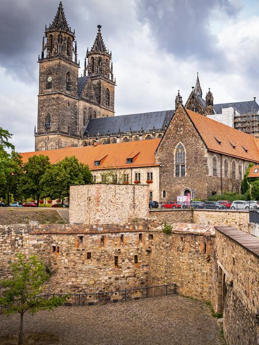 Außenansicht des Magdeburger Doms. 