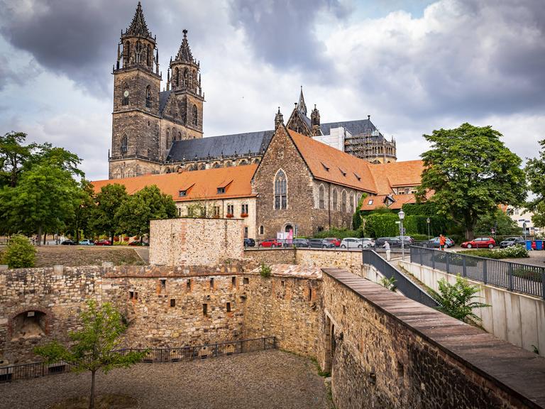 Außenansicht des Magdeburger Doms. 