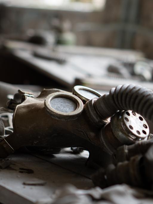 Gasmaske in Tschernobyl