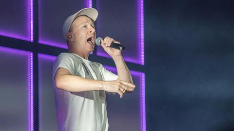 Der Musiker Florian Sump im Berliner Tempodrom 