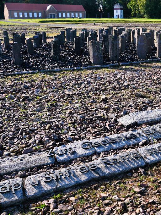 Mahnmal für ermordete Sinti und Roma in der KZ Gedenkstätte Buchenwald
