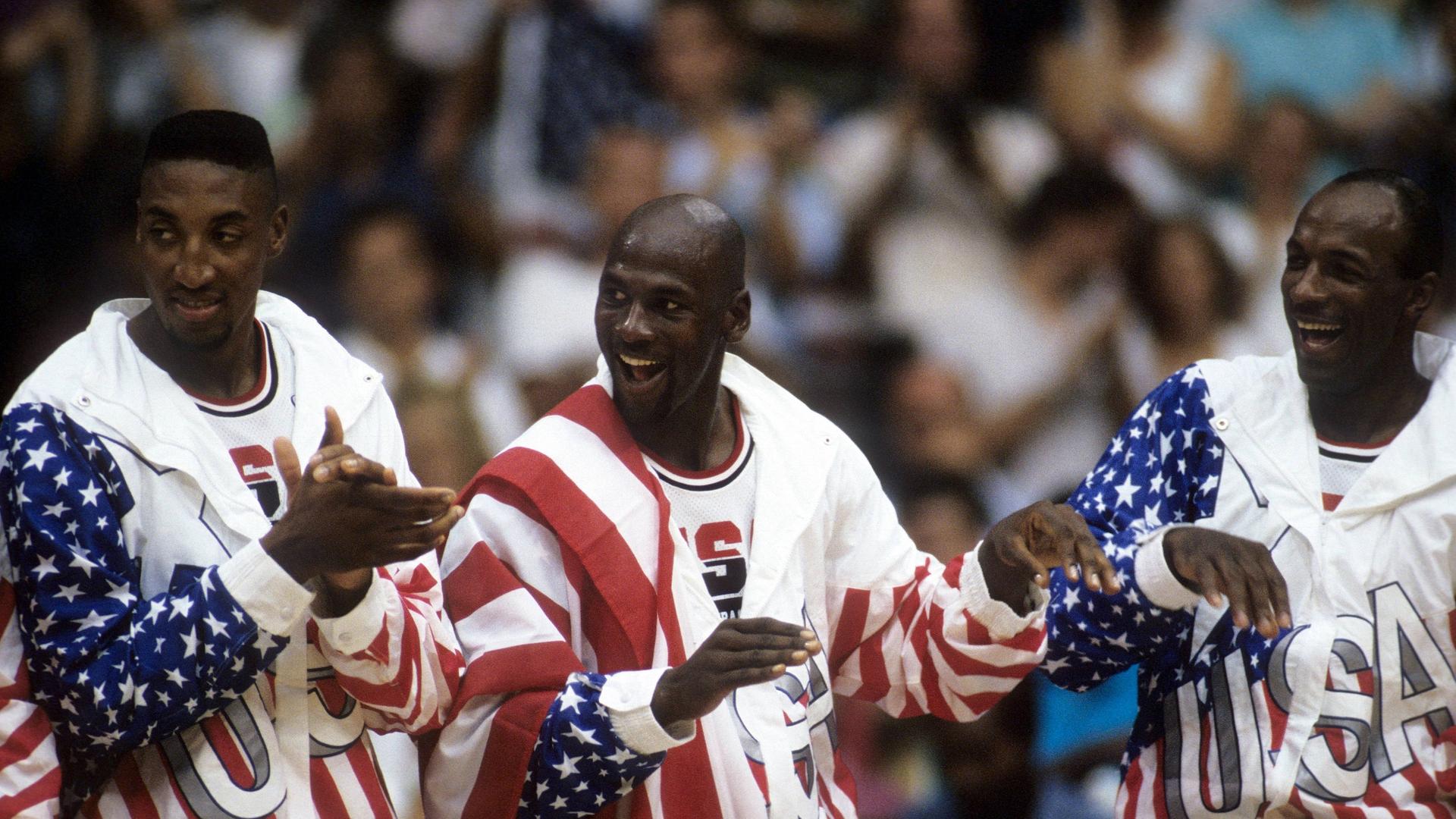 Dream Team US-Basketballer Olympia 1992
