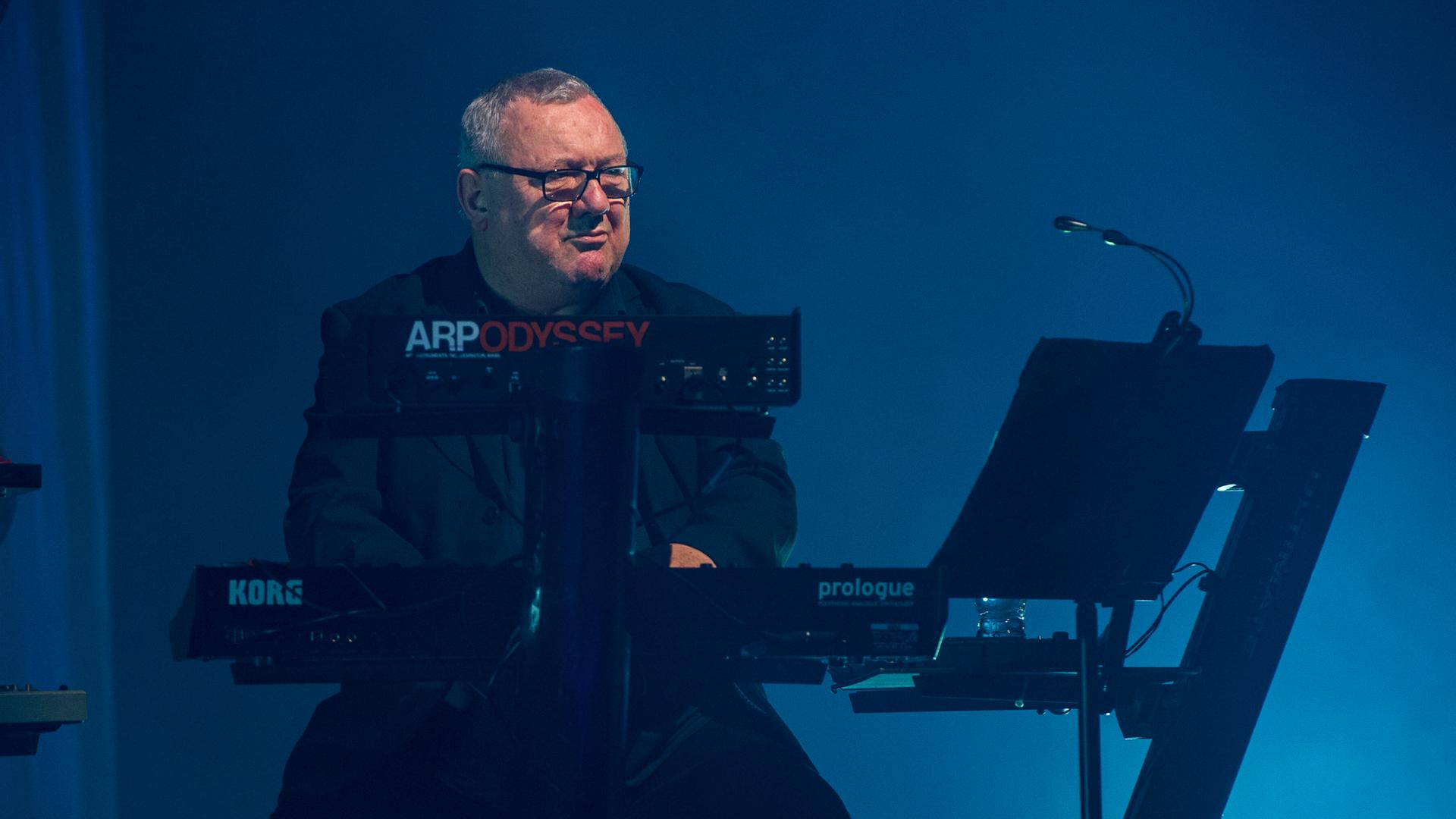 Der britische Musiker David Ball des Duos "Soft Cell" bei einem Konzert in London im Jahr 2021.