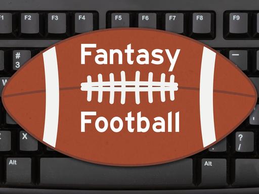 Fantasy Football auf einer Computer-Tastatur