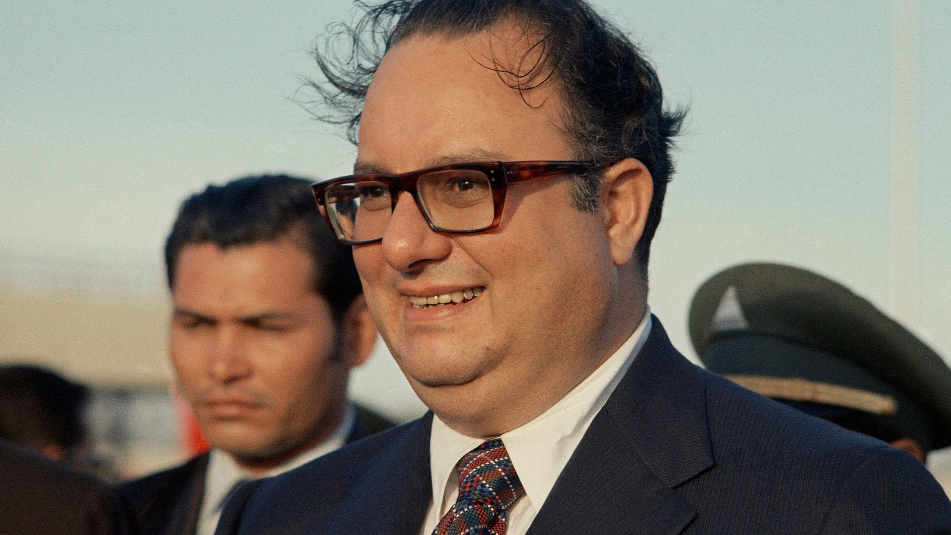 Der nicaraguanische Präsident Anastasio Somoza Debayle im Jahr 1972.