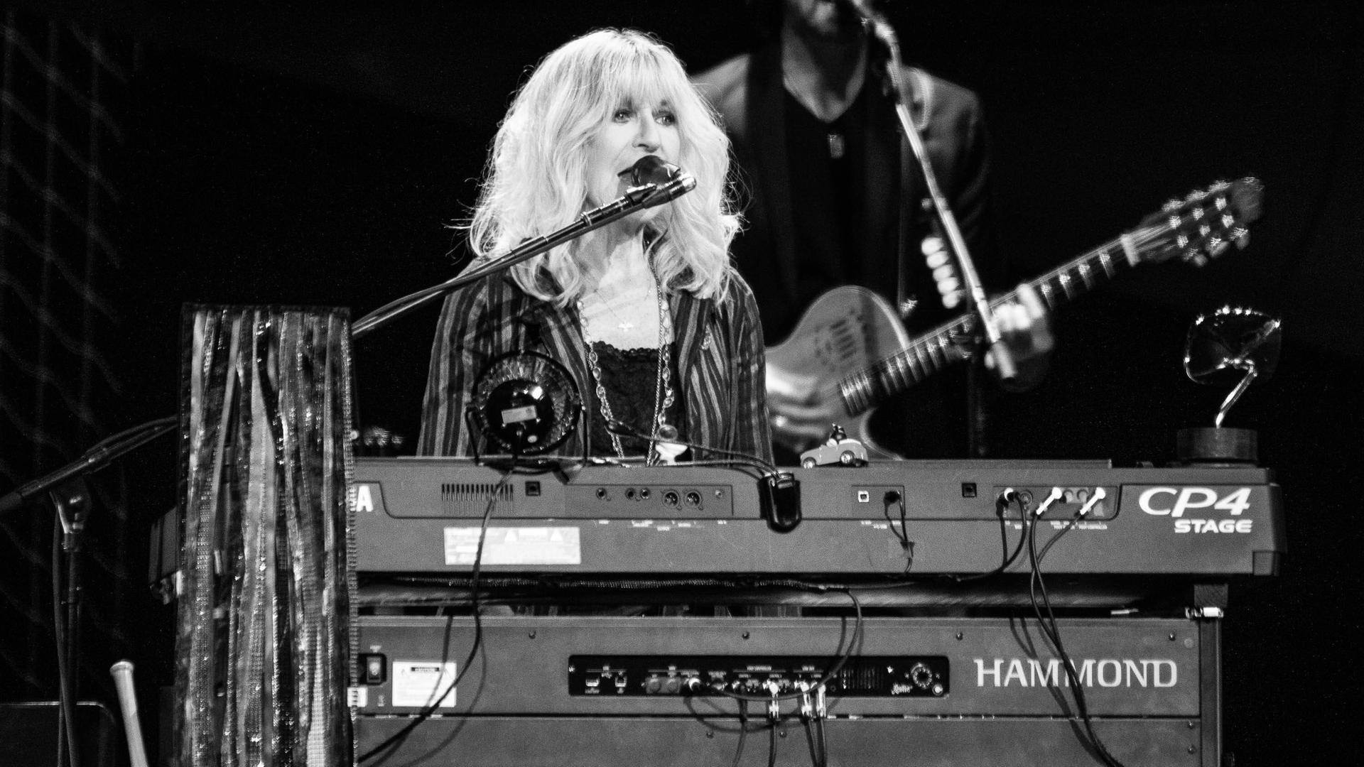 Aufnahme von Christine McVie mit Fleetwood Mac im November 2018 in San Jose, Kalifornien.