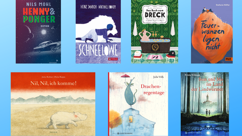 Buchcover der besten 7 im Monat August