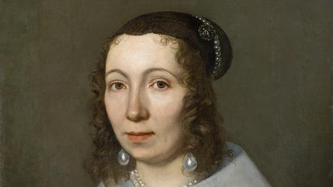 Farbiges Porträt von Maria Sibylla Merian