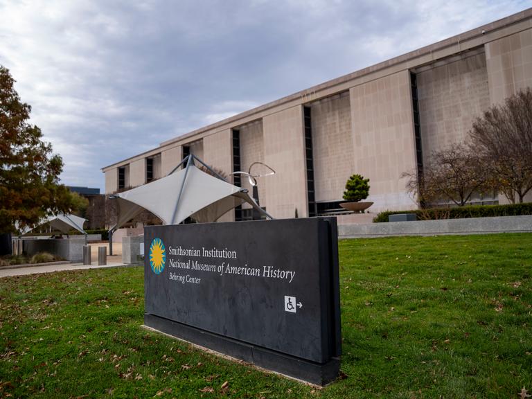 Blick auf das Smithsonian National Museum of American History in der US-Hauptstadt Washington.