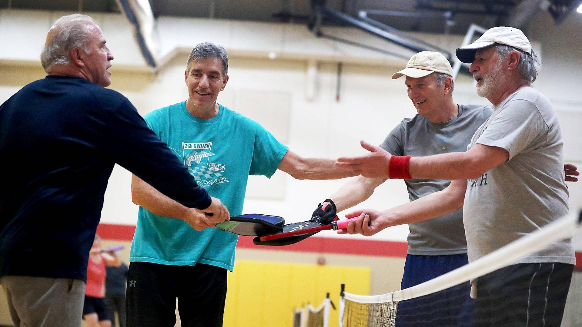 Eine Sportgruppe im US-Bundesstaat Minnesota.