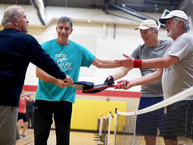 Eine Sportgruppe im US-Bundesstaat Minnesota.