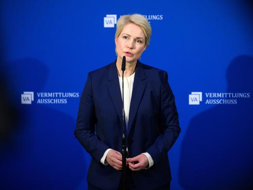 Manuela Schwesig (SPD), Ministerpräsidentin von Mecklenburg-Vorpommern, 