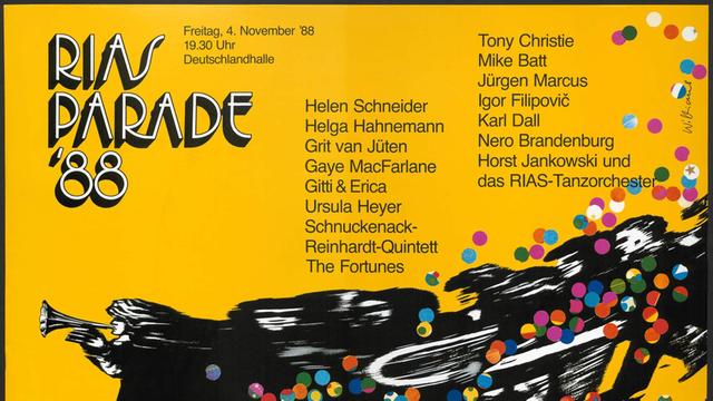 1988: Plakat "RIAS-Parade '88"