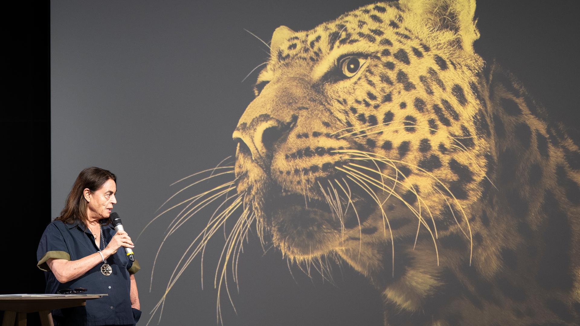Präsidentin Maja Hoffmann informiert an einer Medienkonferenz über das Programm des 79. Locarno Film Festival, am Donnerstag, 8. Juli 2026, in Zuerich. Präsidentin Maja Hoffmann informiert an einer Medienkonferenz über das Programm des 79. Locarno Film Festival, am Donnerstag, 8. Juli 2026, in Zuerich.